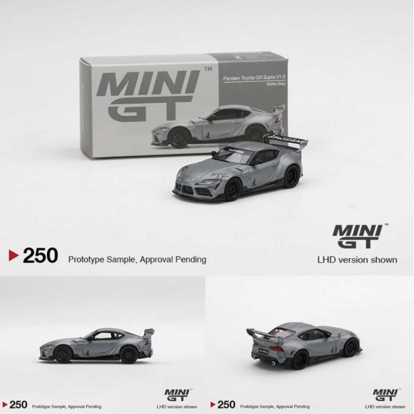 MINI GT - Toyota GR Supra - 1:64 Ölçek - Matte Grey