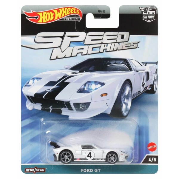 Hot Wheels Premium - Speed Machine - Ford GT - 1:64 Ölçek